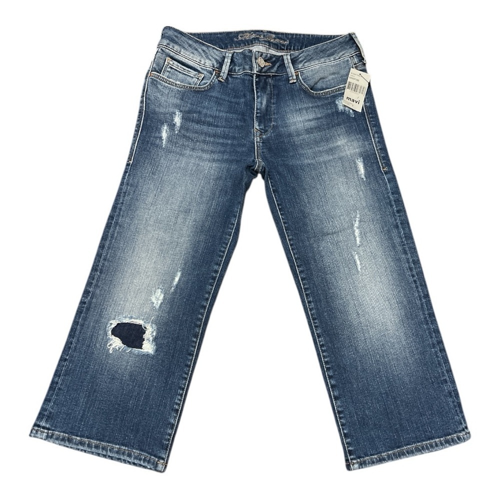 Mavi’s “New Fit” Women's Distressed Blue Jeans size 27”, NWT
